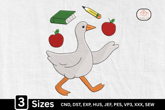 Cute School Teacher Goose