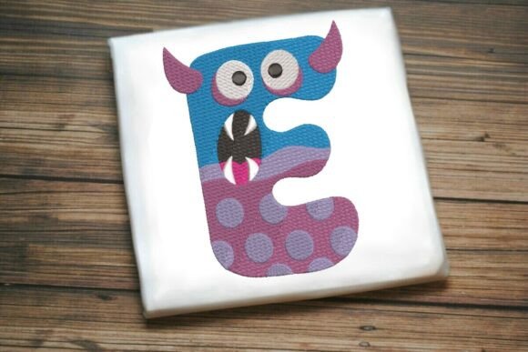 Fun Monster Alphabet Letter E