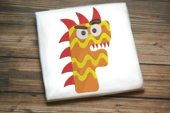 Fun Monster Alphabet Letter F