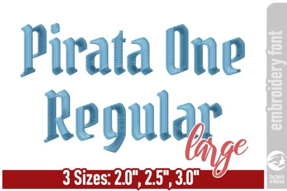 Pirata One Blackletter Font - Large